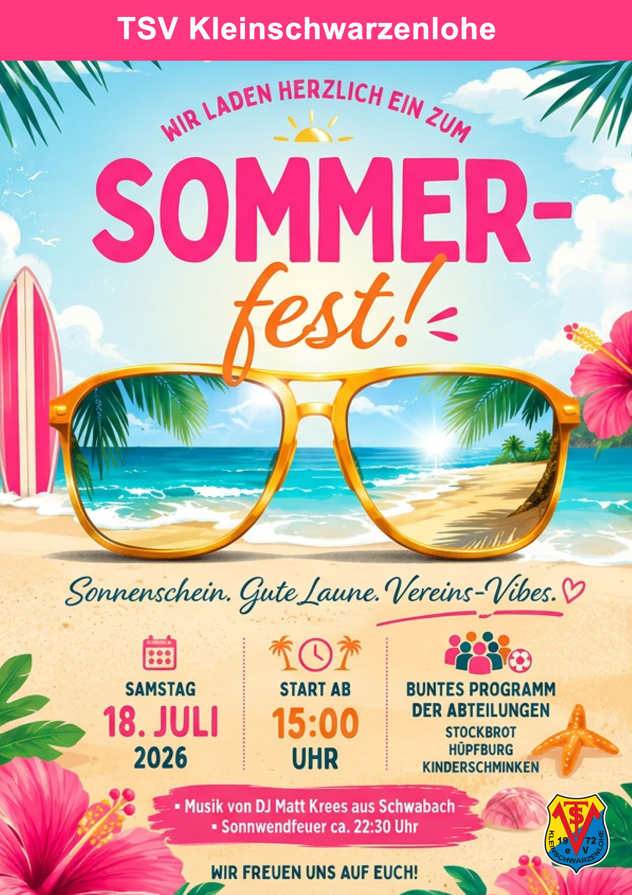 Sommerfest 2026 Plakat